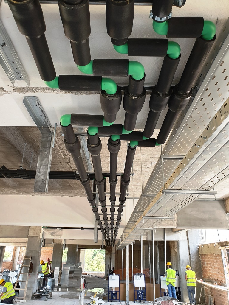 Installation of air conditioning in Private College in Kifissia